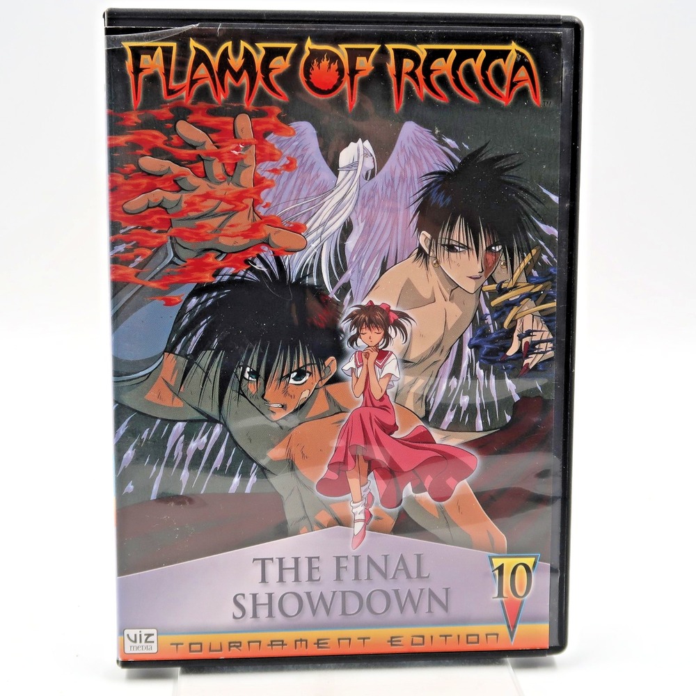 Flame of Recca Vol 10 The Final Showdown DVD 2007 Viz Media Anime Studio Pierrot